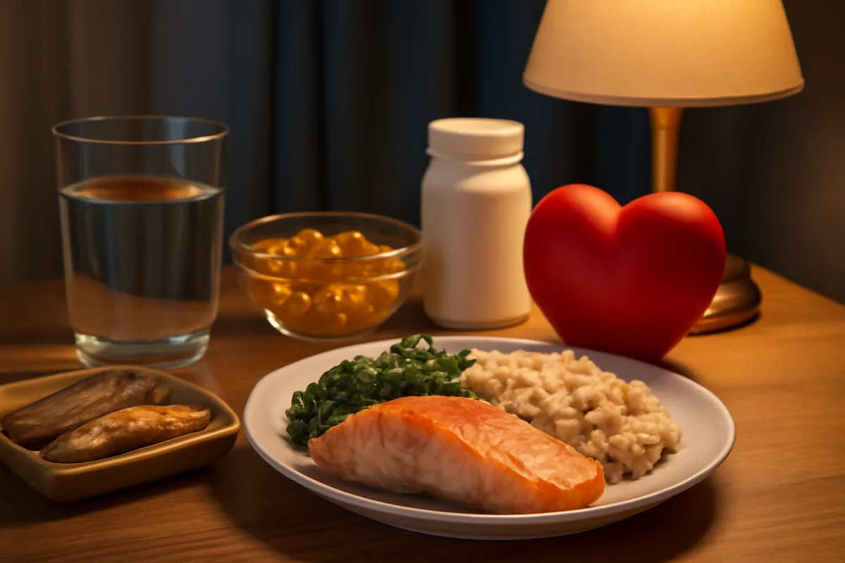 Grassi omega 3 per il cuore: l'abbinamento serale che ottimizza l'assorbimento
