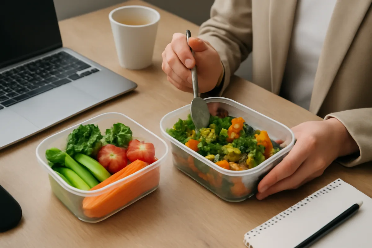 Verdure crude o cotte nel pranzo in ufficio: la scelta che non appesantisce